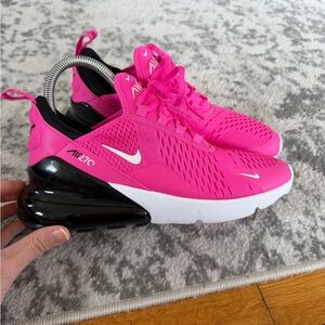 Nike Air Max 270 GS Multi Size Fuchsia Pink Black White youth 6.5 W8